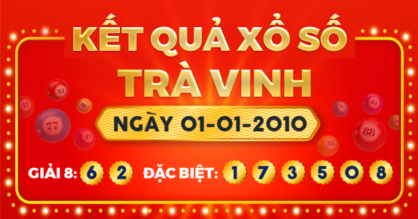 Xổ số Trà Vinh ngày 1 tháng 1