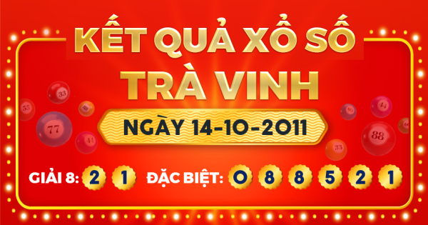 Xổ số Trà Vinh ngày 14 tháng 10