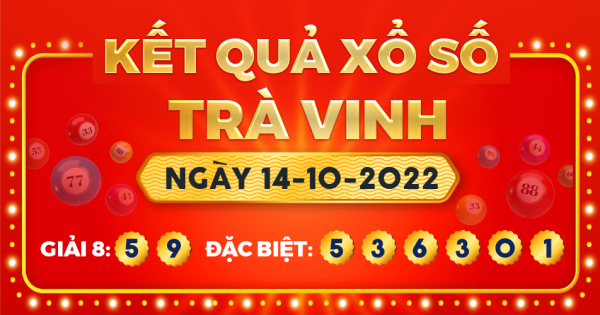 Xổ số Trà Vinh ngày 14 tháng 10