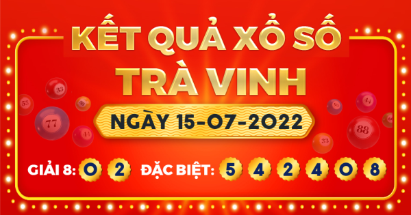 Xổ số Trà Vinh ngày 15 tháng 7