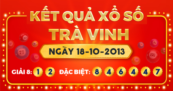 Xổ số Trà Vinh ngày 18 tháng 10