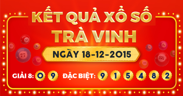 Xổ số Trà Vinh ngày 18 tháng 12