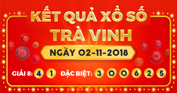 Xổ số Trà Vinh ngày 2 tháng 11