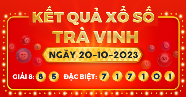 Xổ số Trà Vinh ngày 20 tháng 10