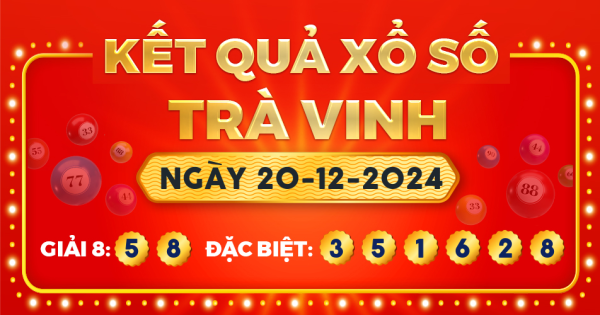 Xổ số Trà Vinh ngày 20 tháng 12