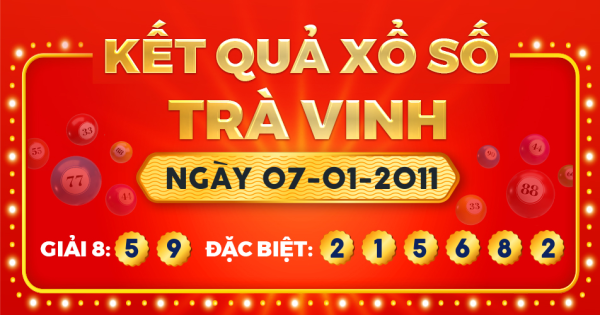 Xổ số Trà Vinh ngày 7 tháng 1