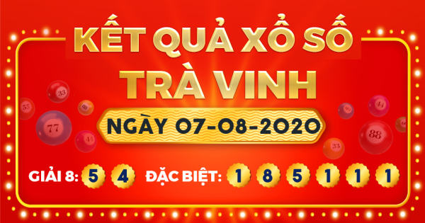 Xổ số Trà Vinh ngày 7 tháng 8